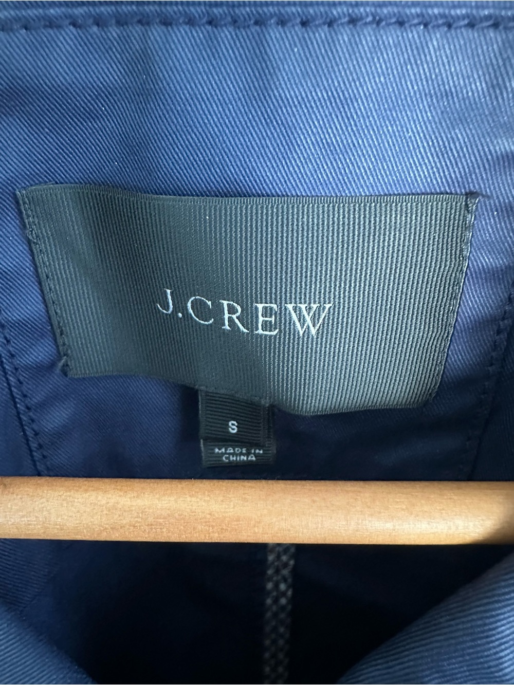 J.Crew Navy Blue Utility Field Jacket Womens Size Small Zip Snap Lightweight - Picture 4 of 9